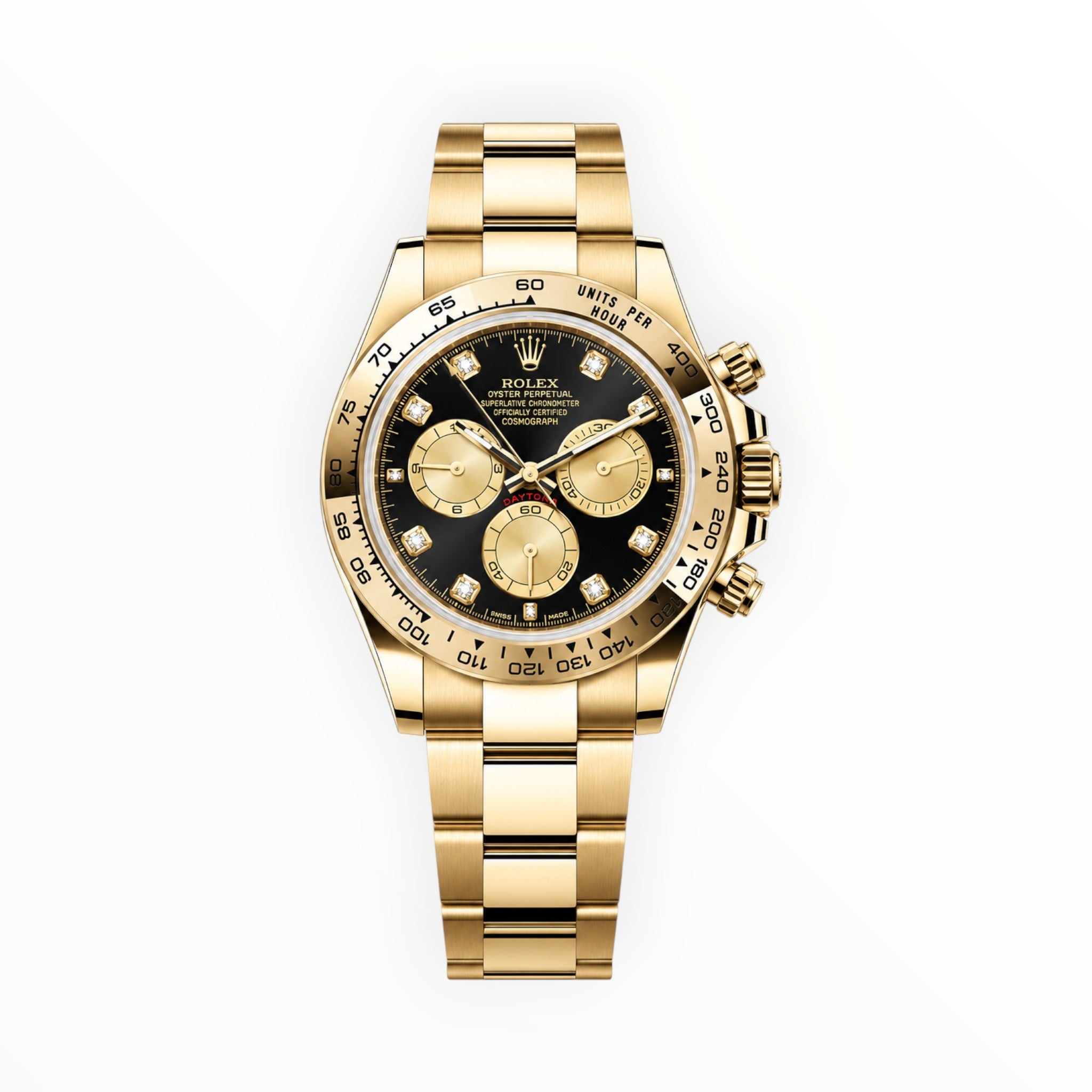 Rolex Daytona Gold "Black Diamond Dial – Gold"