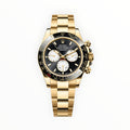Rolex Daytona Gold "Black & White – Reverse Panda"