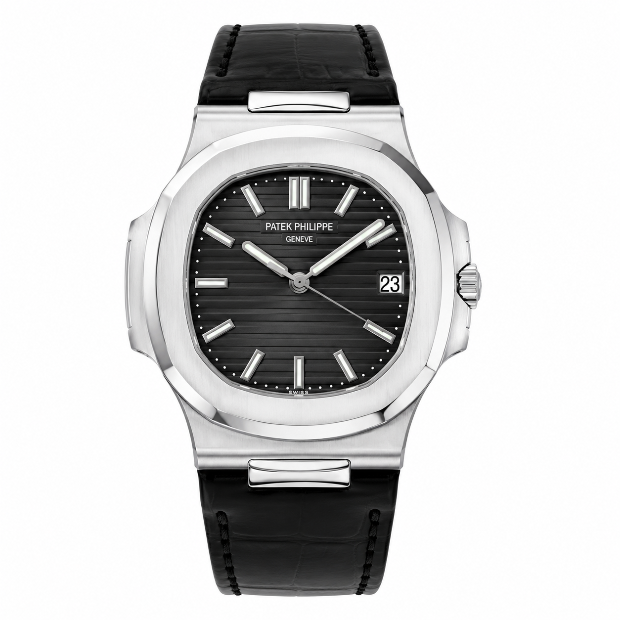 Patek Philippe Nautilus "Leather Steel Grey"