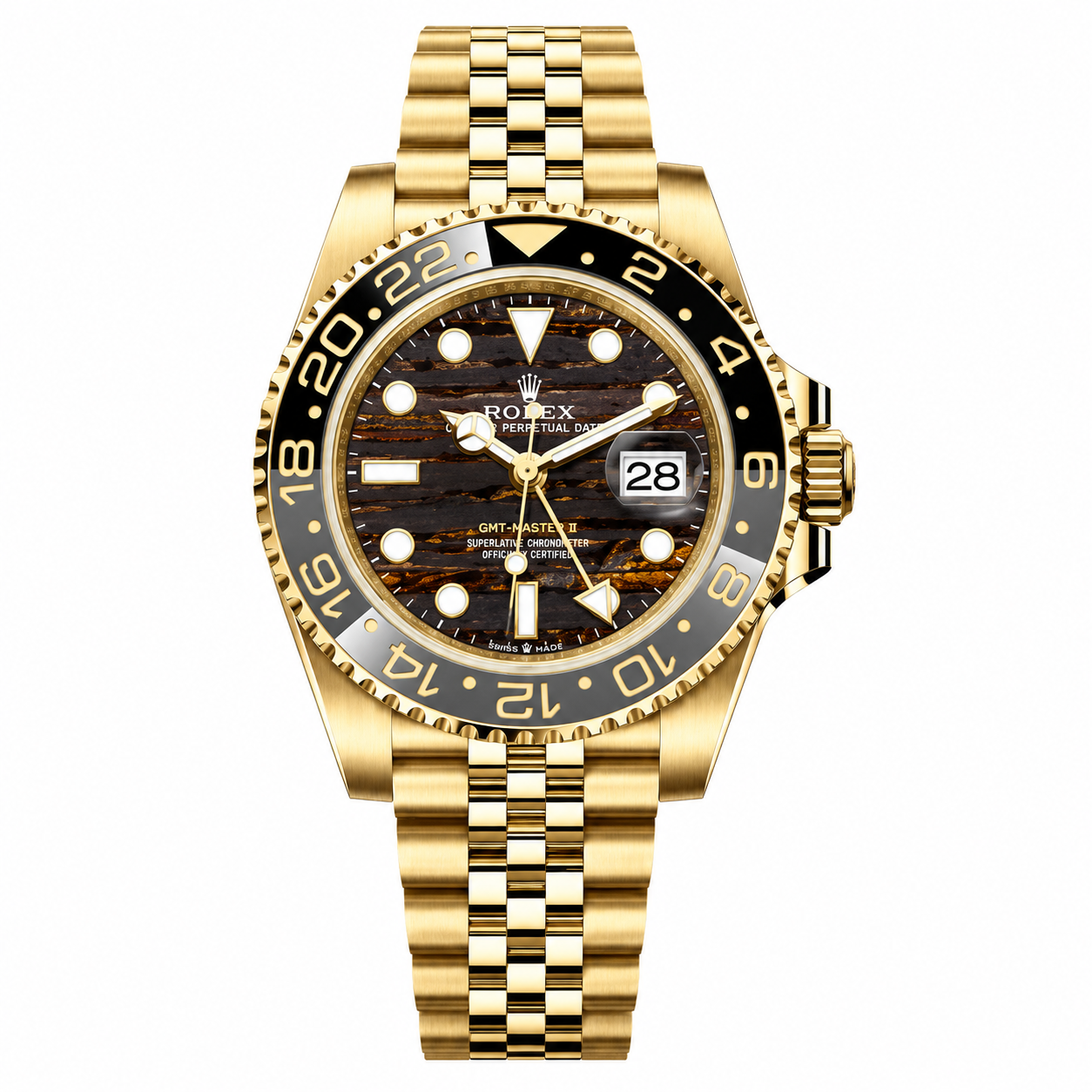 Rolex GMT-Master II "Gold Bruce Wayne Modfy"