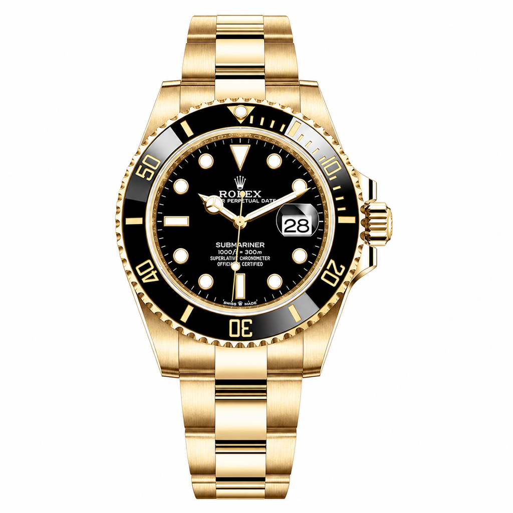 Rolex Submariner "Solid Gold Black" Yellow Gold 41mm