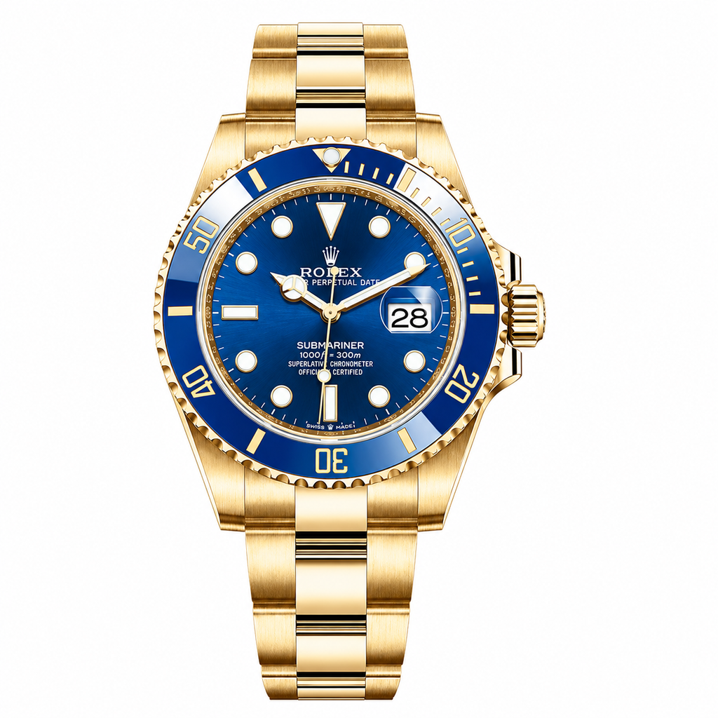 Rolex Submariner "Solid Gold Blue" Yellow Gold 41mm
