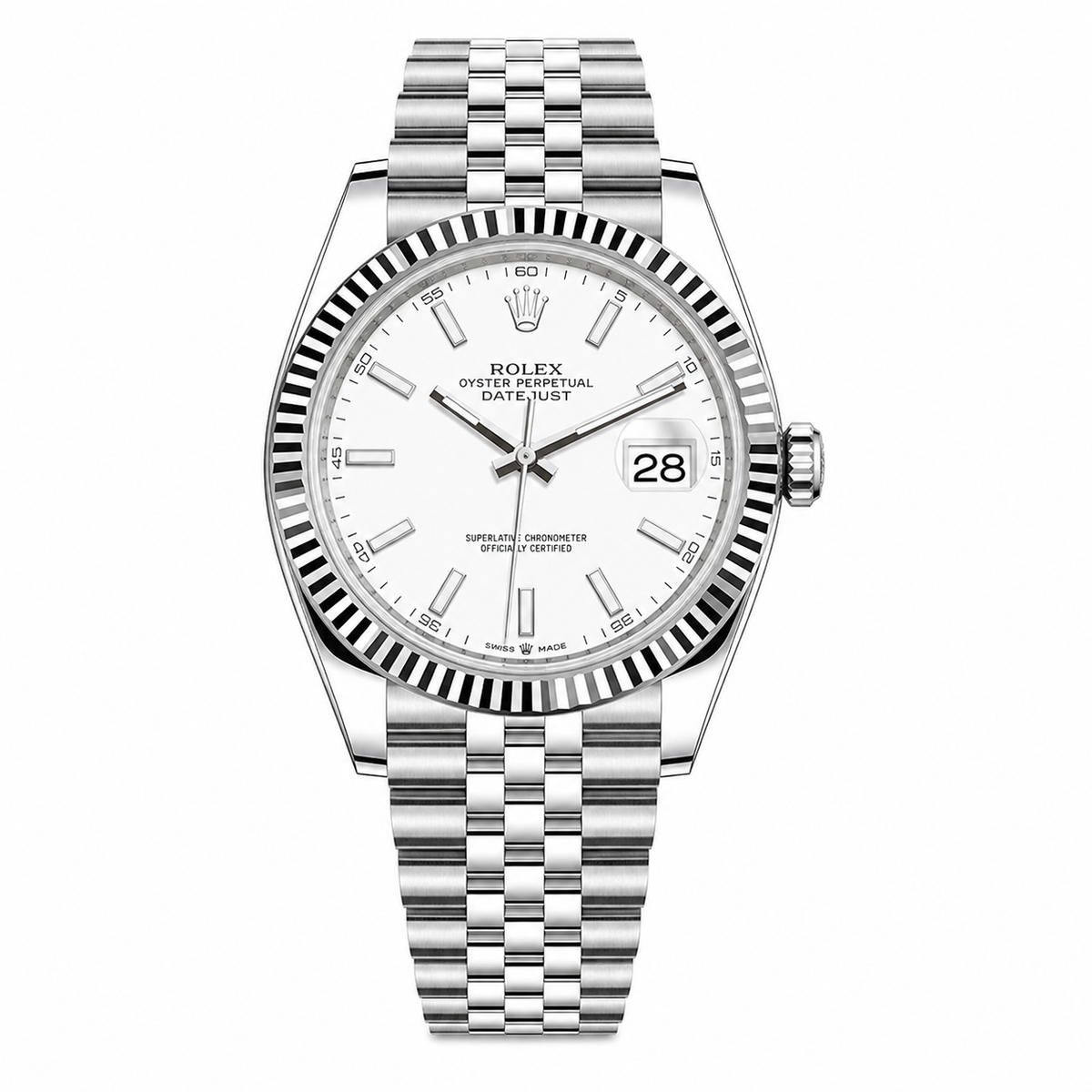 Rolex Datejust 41 White Dial