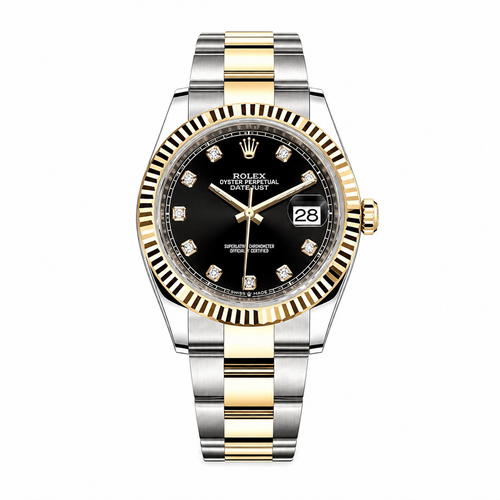 Rolex Datejust 41 "Black Yellow Gold Diamond"
