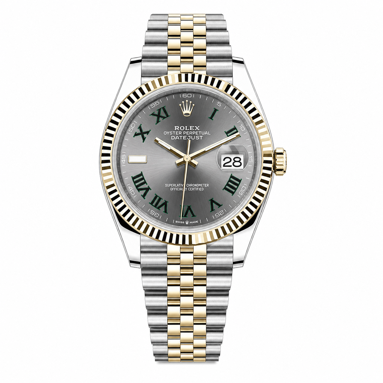 Rolex Datejust 41 "Wimbledon Yellow Gold"
