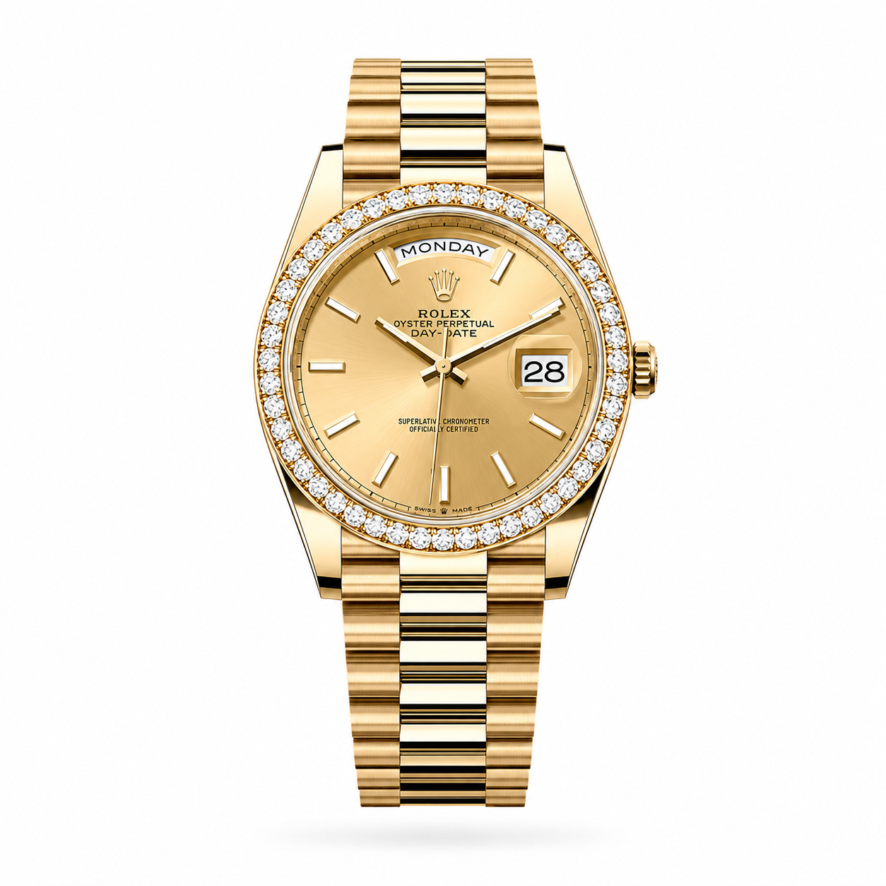 Rolex Day-Date Diamond "Champagne"