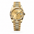 Rolex Day-Date Fluted "Champagne Roman"