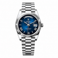Rolex Day-Date Fluted "Blue Sunray"