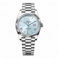 Rolex Day-Date Fluted "Ice Blue Roman"