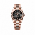 Rolex Day-Date Fluted "Rose Gold Black"