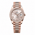 Rolex Day-Date Diamond "Rose Gold Sundust Roman"