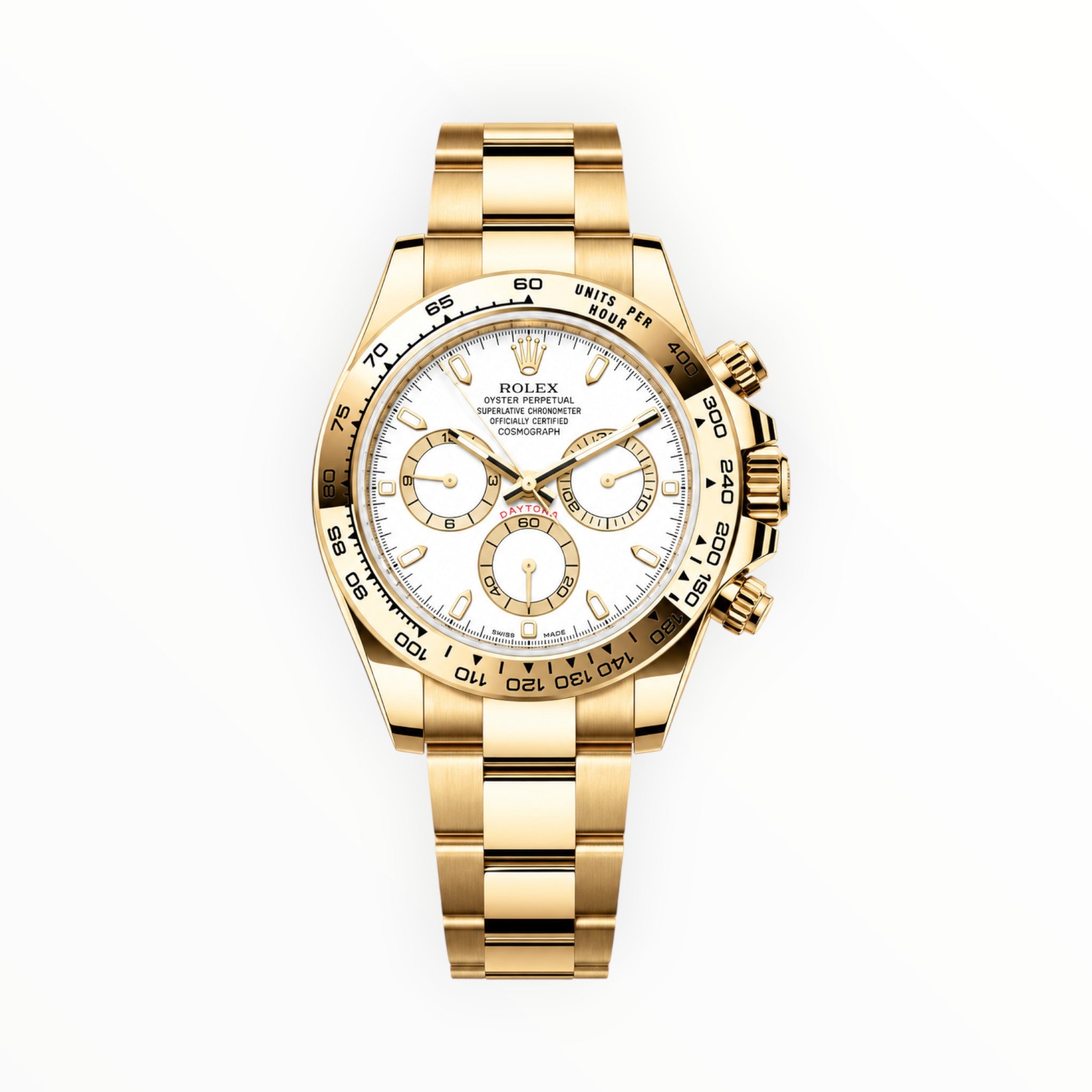 Rolex Daytona Gold "White Dial – Panda"