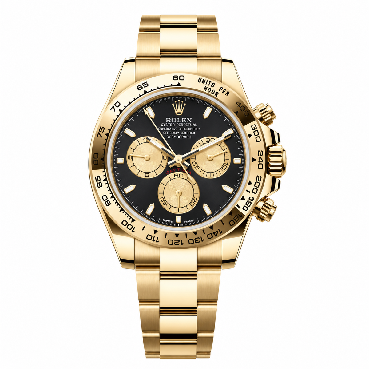 Rolex Cosmograph Daytona Gold — Black Dial