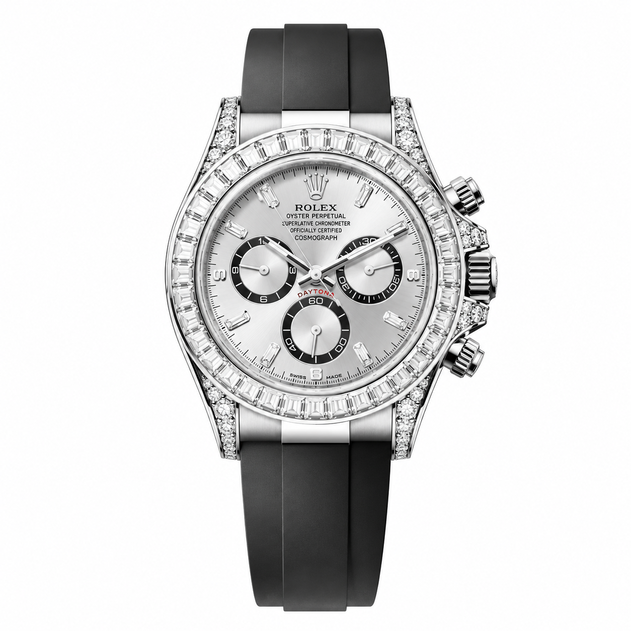 Rolex Daytona "Oysterflex Silver Diamond"
