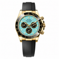 Rolex Cosmograph Daytona Gold Oysterflex — Ice-Blue Dial