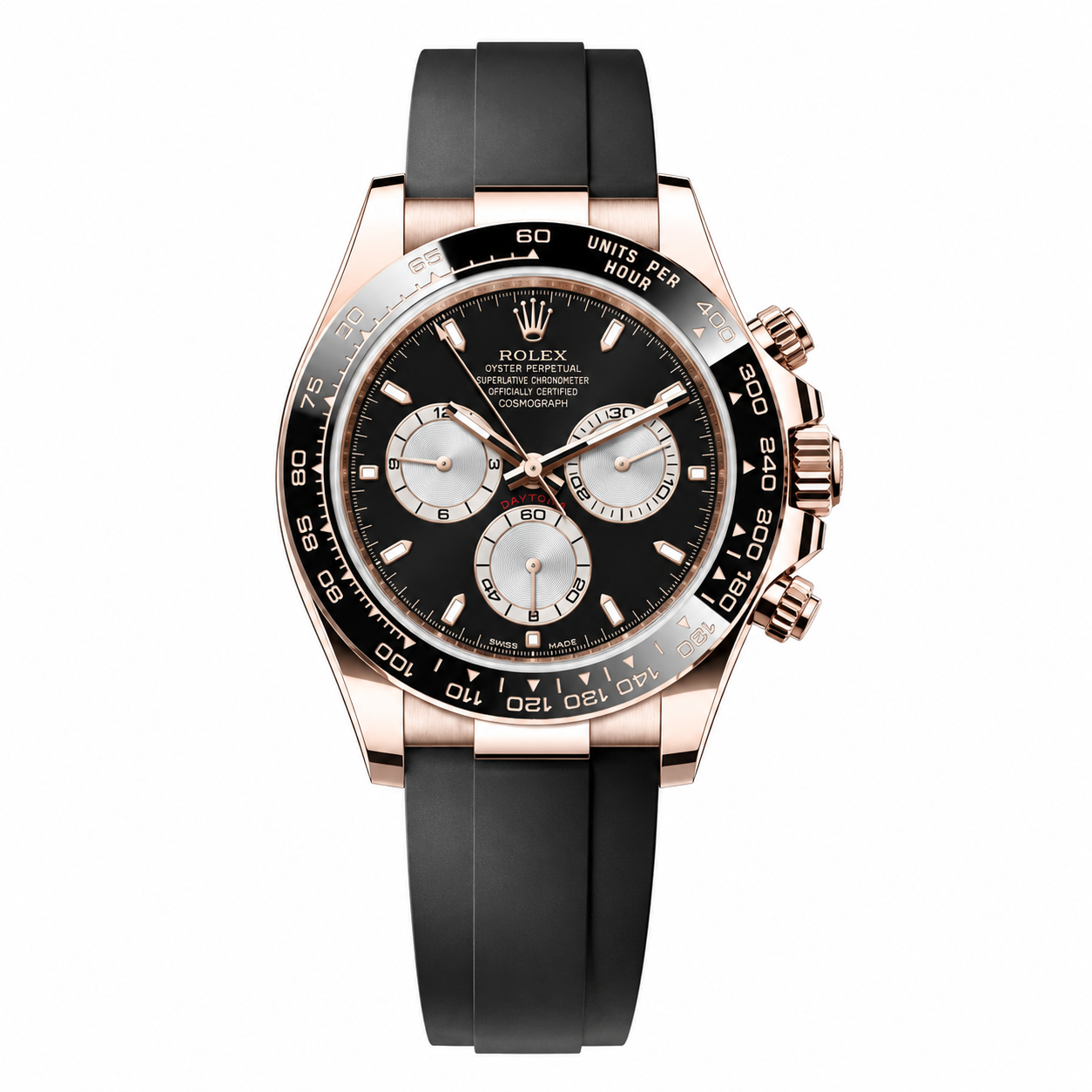 Rolex Daytona "Oysterflex Rose Gold Black"