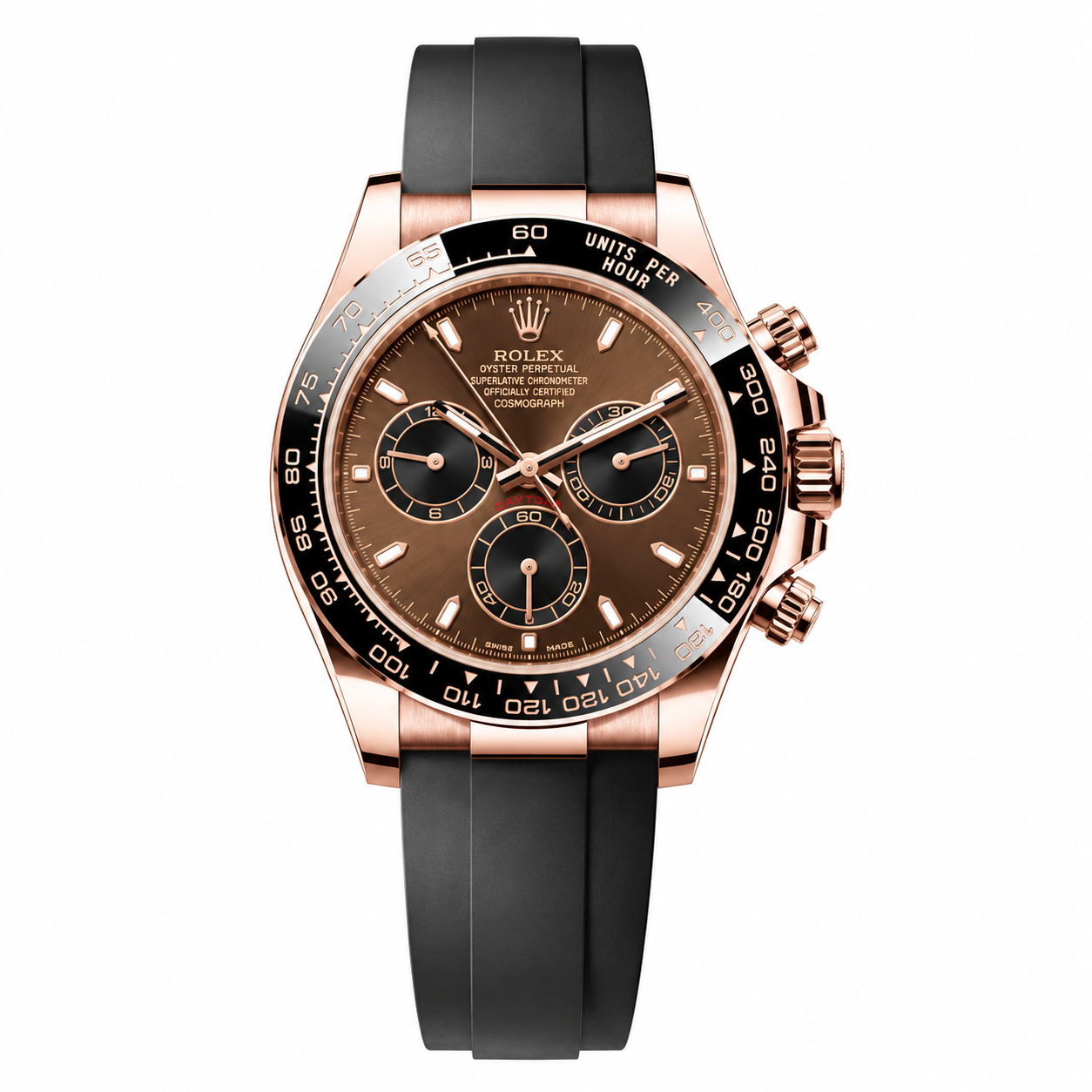 Rolex Daytona "Oysterflex Rose Gold Chocolate"