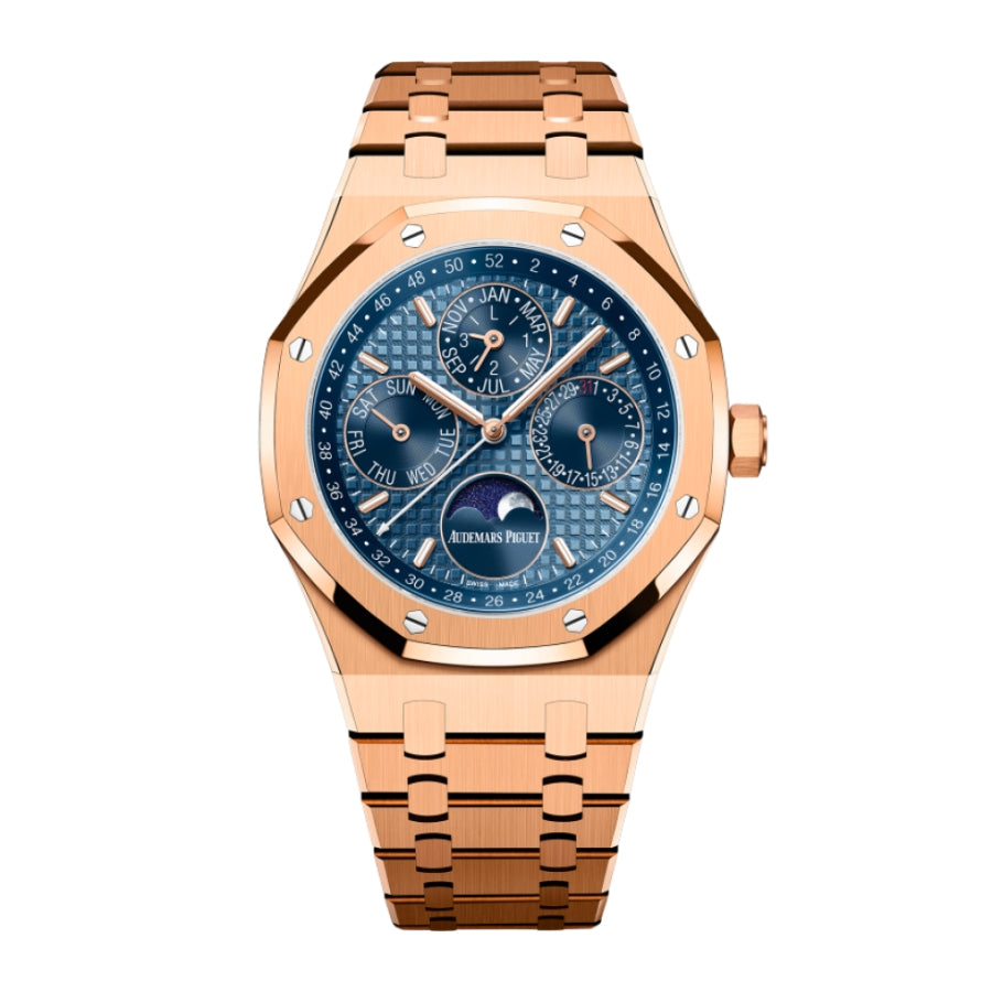 Audemars Piguet Royal Oak Perpetual Calendar 26574OR — Blue Dial