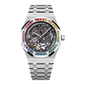 Audemars Piguet Royal Oak 15412BC — Frosted White Gold Rainbow Openworked