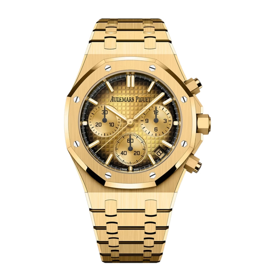 Audemars Piguet Royal Oak Selfwinding Chronograph 26240BA — Gold Dial (Ref. 02)