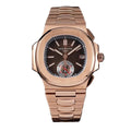 Patek 5980 Rose Gold Brown Dial