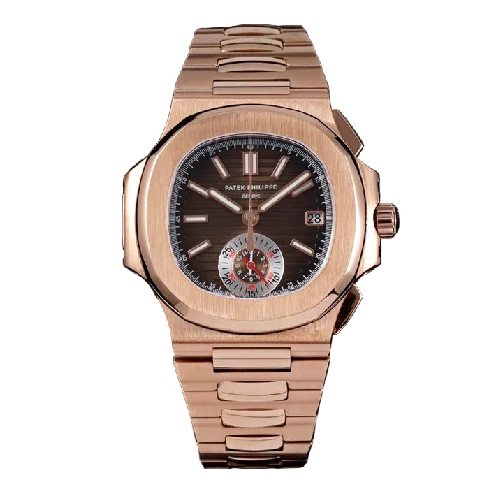 Patek 5980 Rose Gold Brown Dial