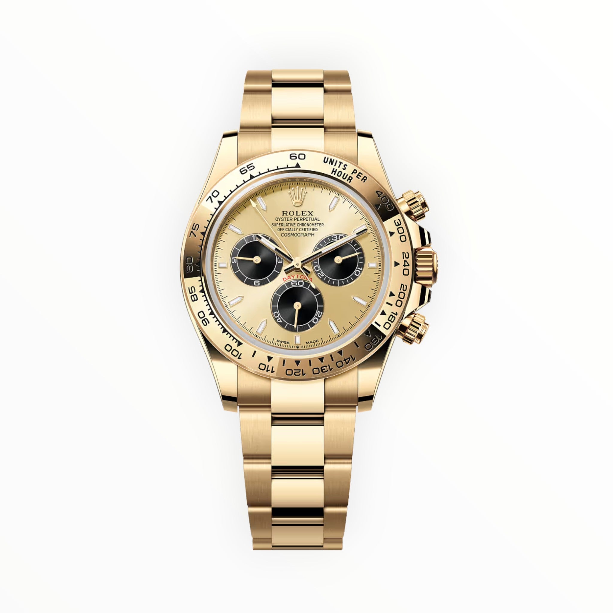 Rolex Daytona Gold "Champagne & Black Subdials – Paul Newman Style"