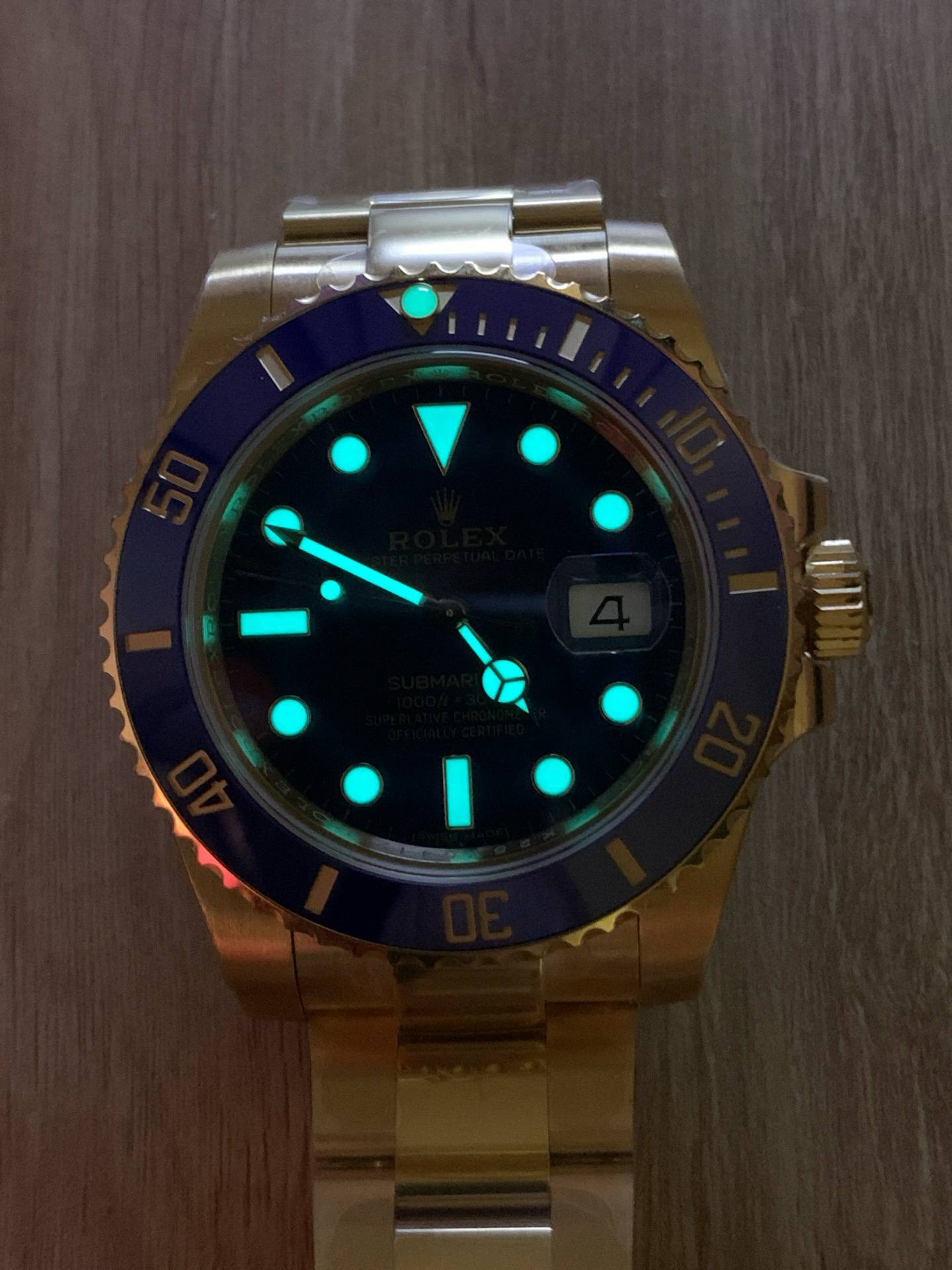 Rolex Submariner "Solid Gold Blue" Yellow Gold 41mm