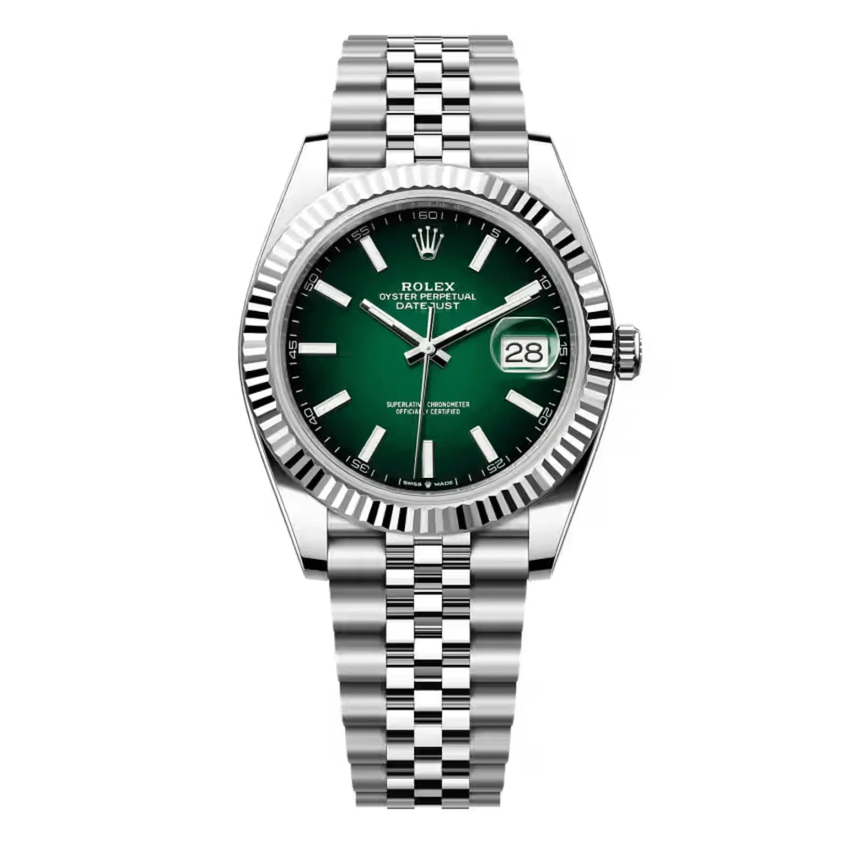 Rolex Datejust 41 Ombré Green Dial
